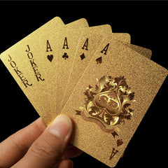 The King Gold™ Waterproof Luxury Playing Cards