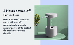 The ZenDrop Anti-Gravity Waterfall Humidifier