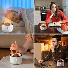 The LavaGlow™ Volcano Humidifier With Aroma Oil