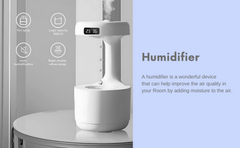 The ZenDrop Anti-Gravity Waterfall Humidifier