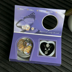 The LoveReveal™ Heart Cage Pearl Discovery Necklace