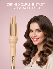 The CurlEase™ One-Touch Hair Curler – 3 Heat Settings | Smart Auto Curl Technology