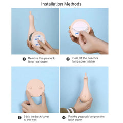 The GlowFeather™ Peacock Projection Light | For Bedroom, Kids Night Lamp, Gifting, Parties, Decor & More