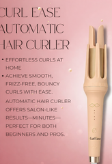 The CurlEase™ One-Touch Hair Curler – 3 Heat Settings | Smart Auto Curl Technology