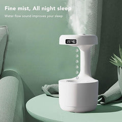 The ZenDrop Anti-Gravity Waterfall Humidifier