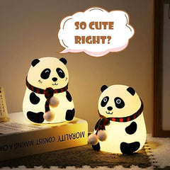 The PandaGlow™ Kids Night Light – Cute Silicone Animal Lamp