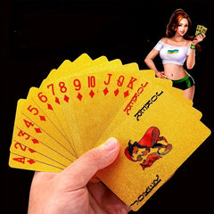 The King Gold™ Waterproof Luxury Playing Cards
