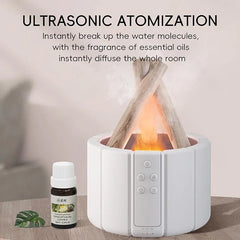 The GlowLog™ Aroma Diffuser – Flame-Inspired Design with Relaxing Aromatherapy