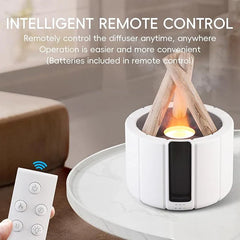 The GlowLog™ Aroma Diffuser – Flame-Inspired Design with Relaxing Aromatherapy