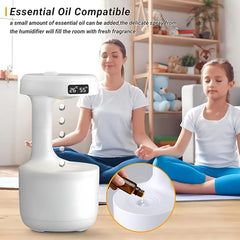 The ZenDrop Anti-Gravity Waterfall Humidifier
