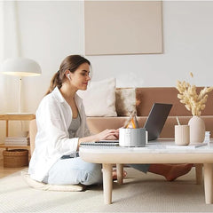 The GlowLog™ Aroma Diffuser – Flame-Inspired Design with Relaxing Aromatherapy