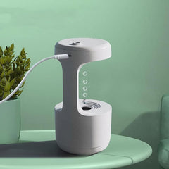 The ZenDrop Anti-Gravity Waterfall Humidifier