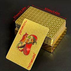 The King Gold™ Waterproof Luxury Playing Cards