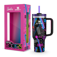 The Stanley x Barbie™ Quencher H2.0 FlowState™ Tumbler – 40 oz | Limited Edition | Iconic Barbie Variants | Stainless Steel, BPA-Free, Vacuum Insulated