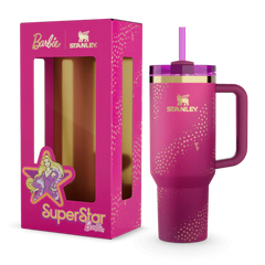 The Stanley x Barbie™ Quencher H2.0 FlowState™ Tumbler – 40 oz | Limited Edition | Iconic Barbie Variants | Stainless Steel, BPA-Free, Vacuum Insulated