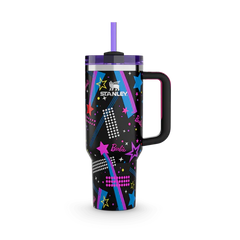 The Stanley x Barbie™ Quencher H2.0 FlowState™ Tumbler – 40 oz | Limited Edition | Iconic Barbie Variants | Stainless Steel, BPA-Free, Vacuum Insulated