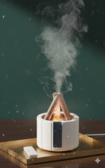 The GlowLog™ Aroma Diffuser – Flame-Inspired Design with Relaxing Aromatherapy