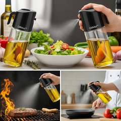 The OilMist™ Glass Sprayer – Safe, Durable & Multipurpose Cooking Companion