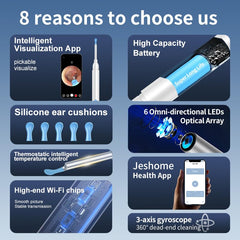 The EarEase™ Wax Remover – Safe & Painless Ear Cleaning Tool with HD Camera