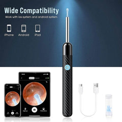 The EarEase™ Wax Remover – Safe & Painless Ear Cleaning Tool with HD Camera