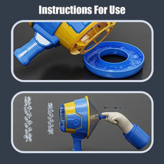 The BubbleStorm™ Cannon – emphasizes power & lots of bubbles