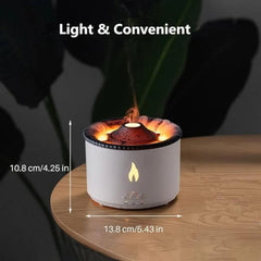 The LavaGlow™ Volcano Humidifier With Aroma Oil