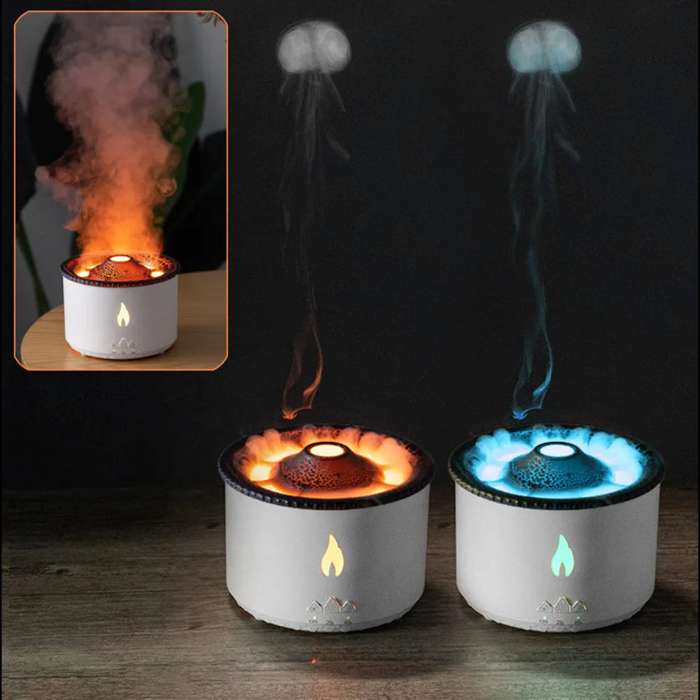 The LavaGlow™ Volcano Humidifier With Aroma Oil