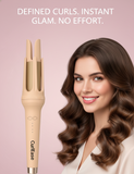 The CurlEase™ One-Touch Hair Curler – 3 Heat Settings | Smart Auto Curl Technology
