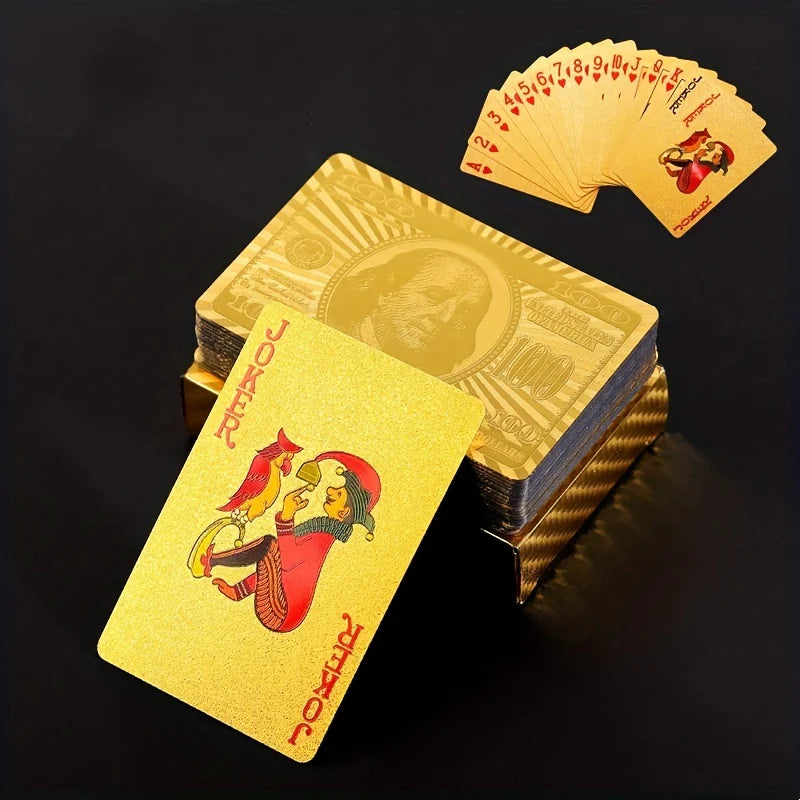 The King Gold™ Waterproof Luxury Playing Cards