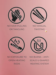 The CurlEase™ One-Touch Hair Curler – 3 Heat Settings | Smart Auto Curl Technology