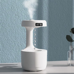 The ZenDrop Anti-Gravity Waterfall Humidifier