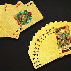 The King Gold™ Waterproof Luxury Playing Cards